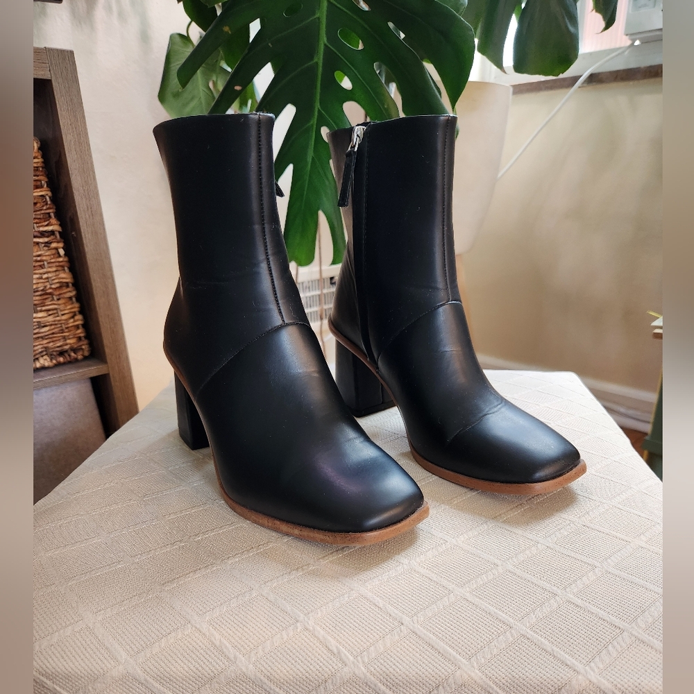 Black "Leather" Boots